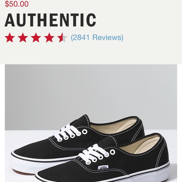 Vans Shoes - Black Vans